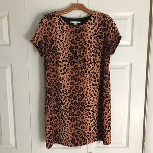 Rae Leopard Print Dress with Pockets